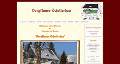 Desktop Screenshot of bergklause-schellerhau.de